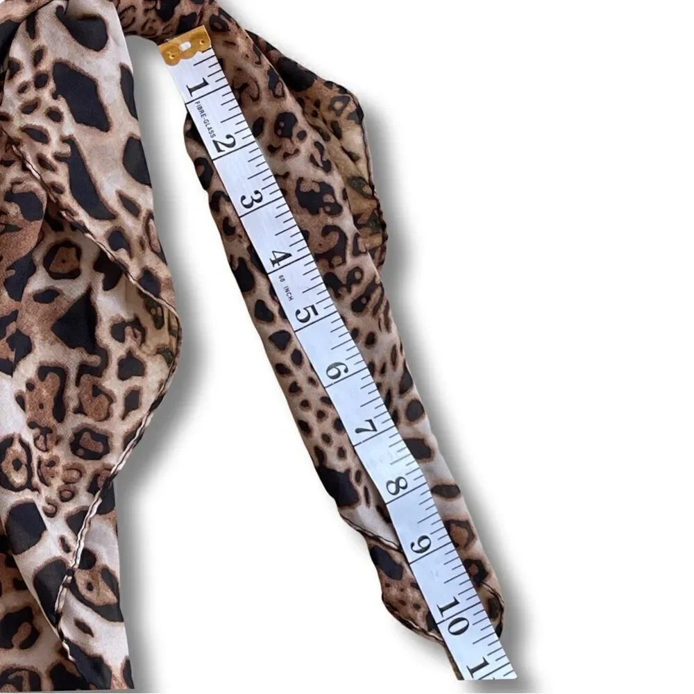 Wild Fable Brown Leopard Scrunchie Scarf NWT